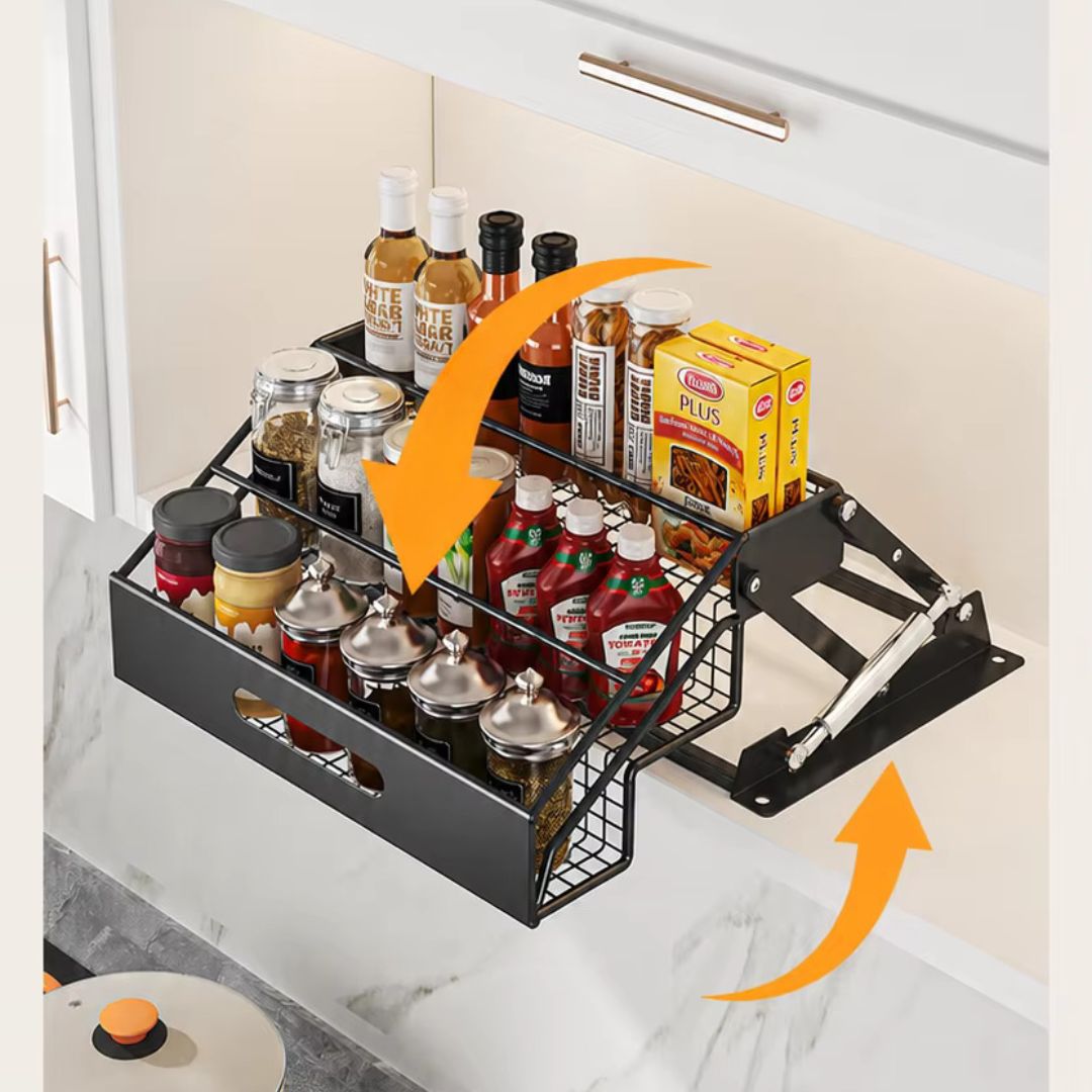 KitchenGlide - 3-Tier Pull-Out Organiser