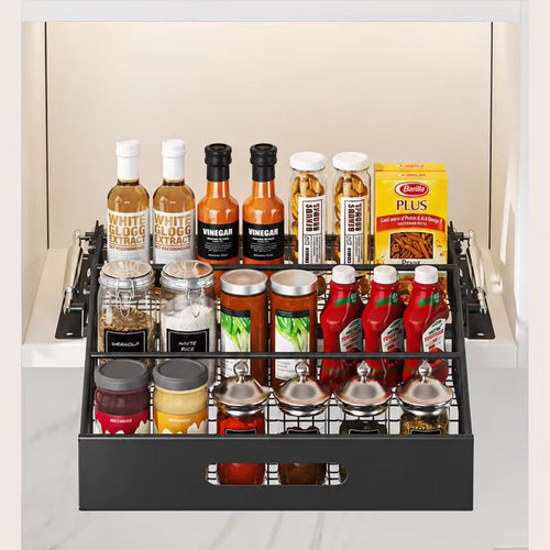 KitchenGlide - 3-Tier Pull-Out Organiser